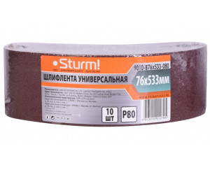 Шлифовальная лента Sturm! 9010-B76x533-080 8114274