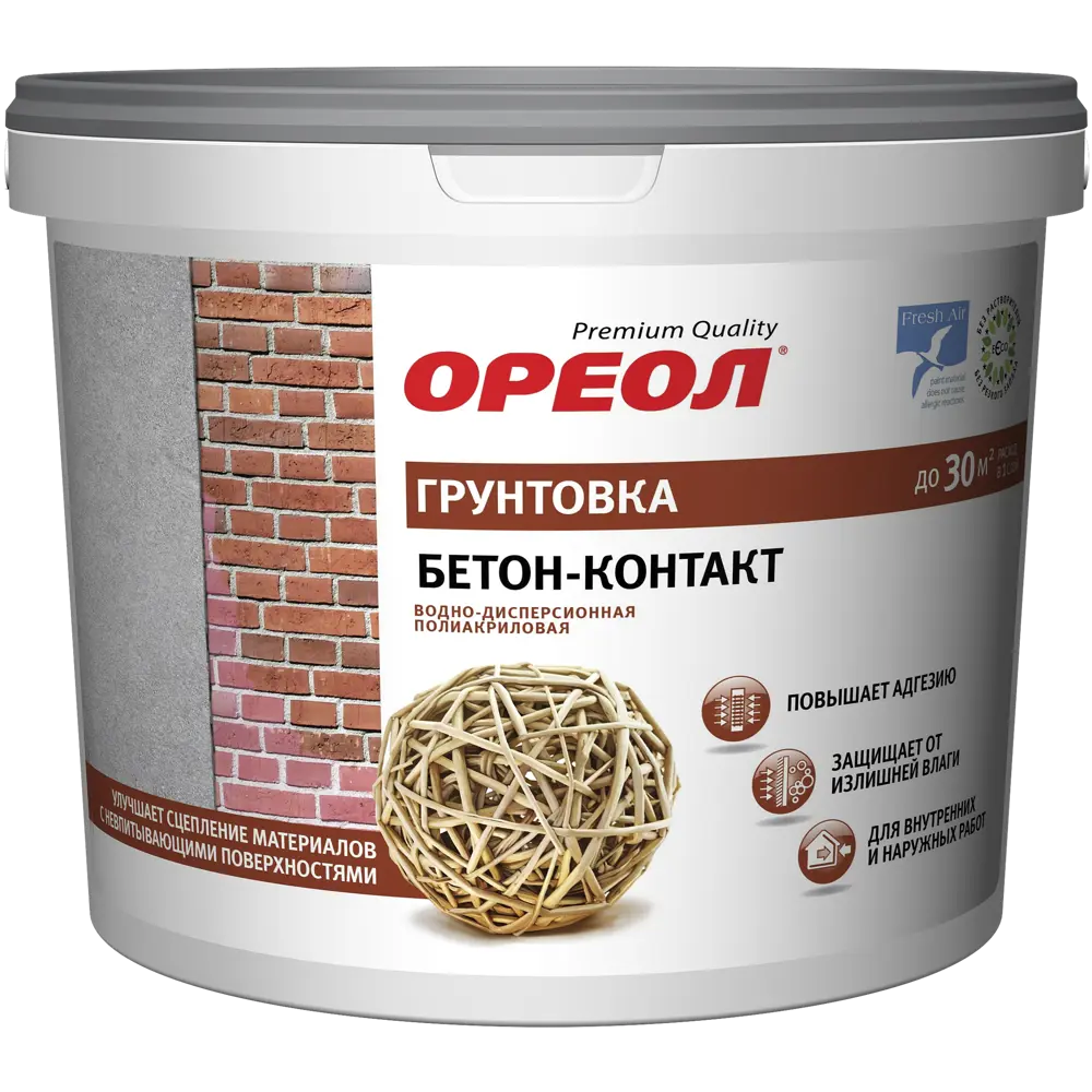 Грунтовка Ореол Бетон-контакт 6 кг 84439964 STLM-2161229 