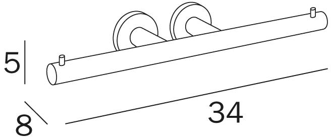 INDA® Двойной держатель для бумаги Touch A46252 - Вид №1