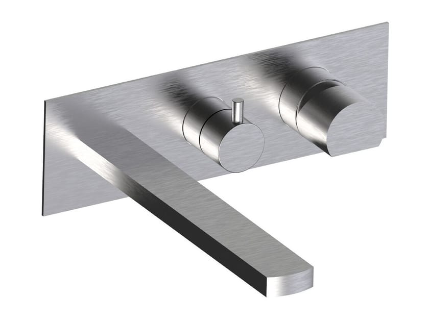 Смеситель для ванны из нержавеющей стали с переключателем Rubinetterie Frattini Borgia ARCH-00146252