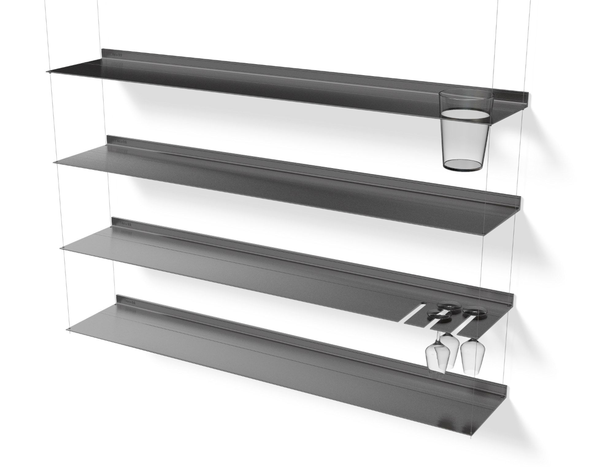 Алюминиевый книжный шкаф / перегородка Strackk ROOM DIVIDER ARCH-00061439 - Вид №18