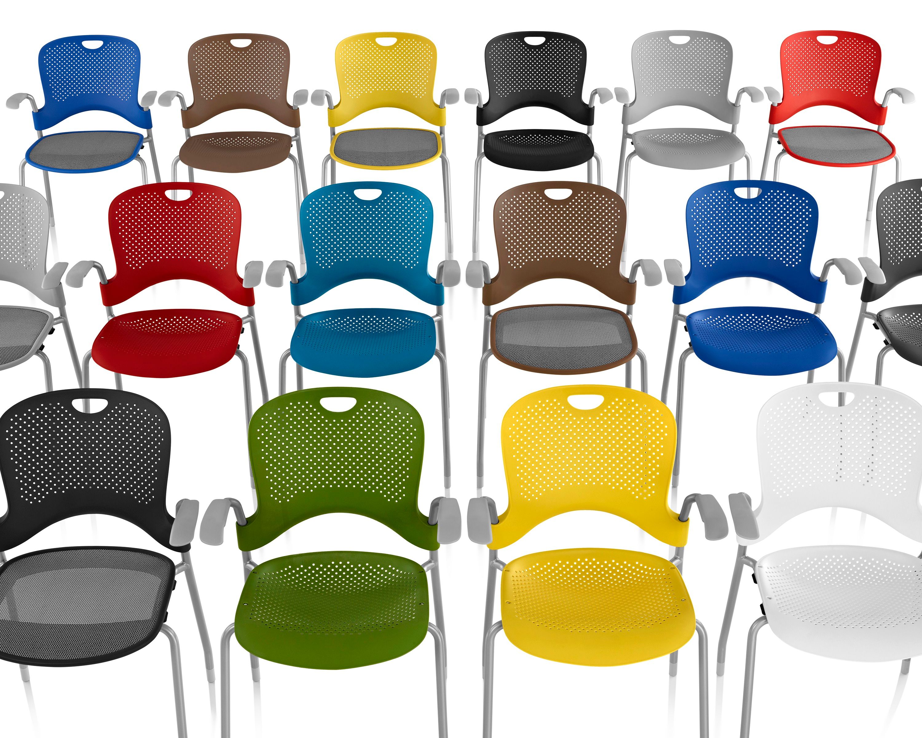 Штабелируемый стул nylon® с подлокотниками Herman Miller Caper ARCH-00079623 - Вид №4