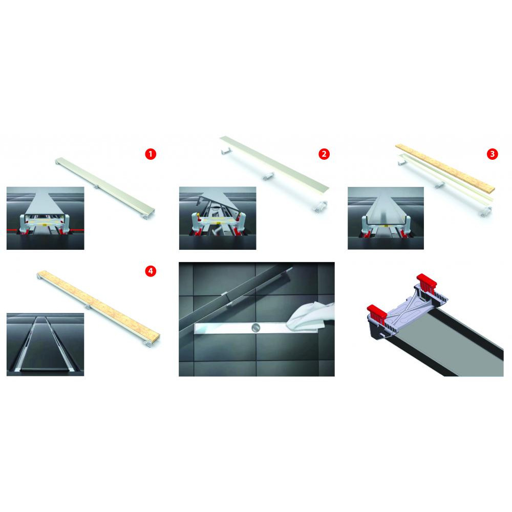 090134 Желоб водосток C1 Norma 300  Berges C1 Norma  - Вид №7