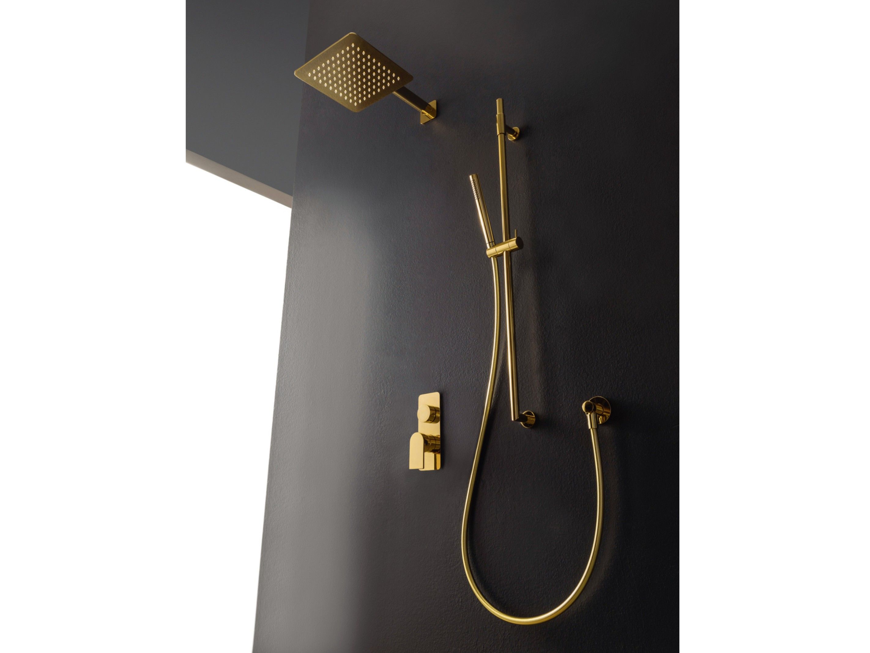 Набор для душа из латуни с ручным душем Rubinetterie Treemme Ran ARCH-00037570 - Вид №1