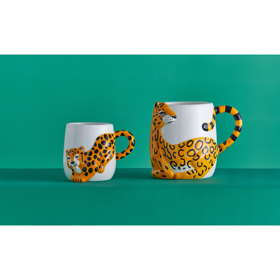 P_0059.078 Набор из 2 кружек cheetah, 405 мл и 195 мл Price&Kensington  - Вид №1