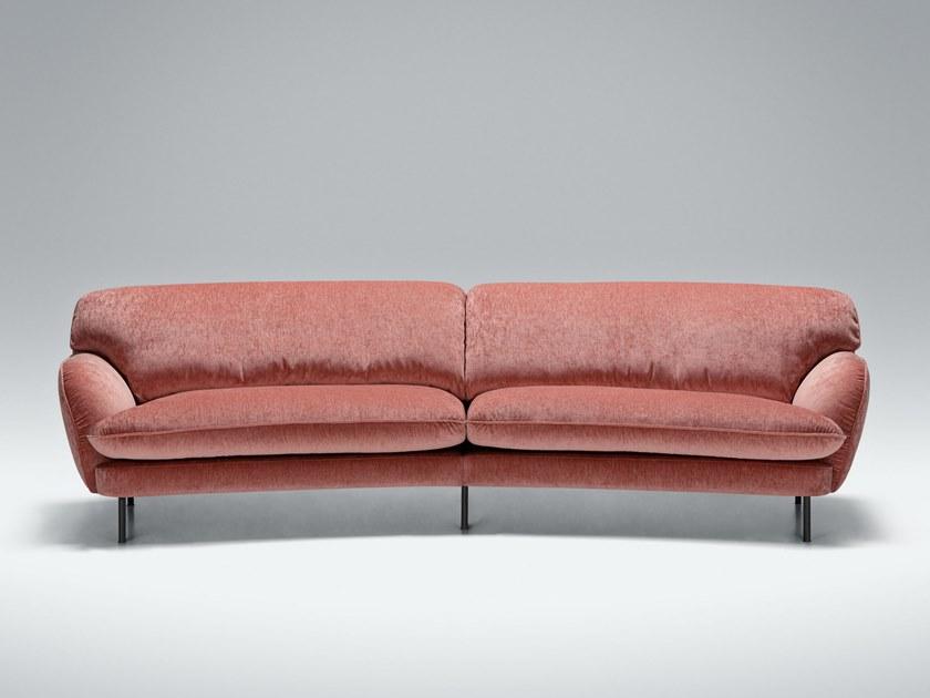 Sits Изогнутый 3-местный тканевый диван sun-id-1394890 - Вид №1