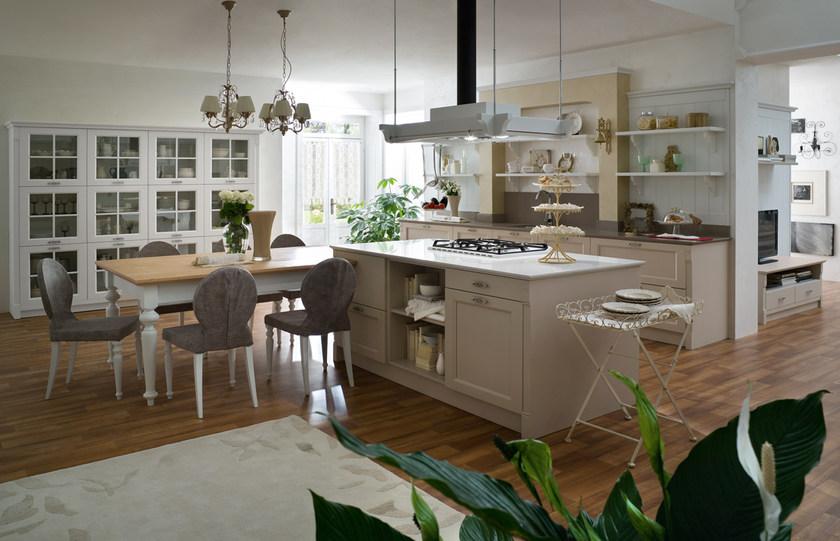 Callesella Arredamenti Модульная витрина из дерева и стекла Kitchen sweet kitchen sun-id-1431535 - Вид №1