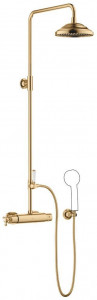 34459360-28_1_11420360-28_1 Душевая стойка с душевым термостатом - латунь сатинированная Dornbracht Madison