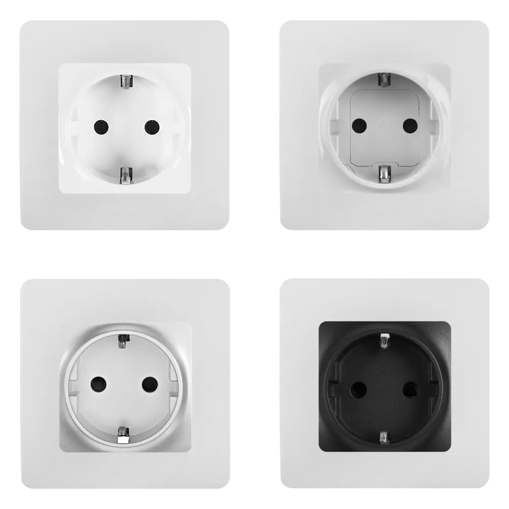 Legrand Etika - Рамка для розеток алюминиевая, однорамная 17356951 STLM-0008030 - Вид №1