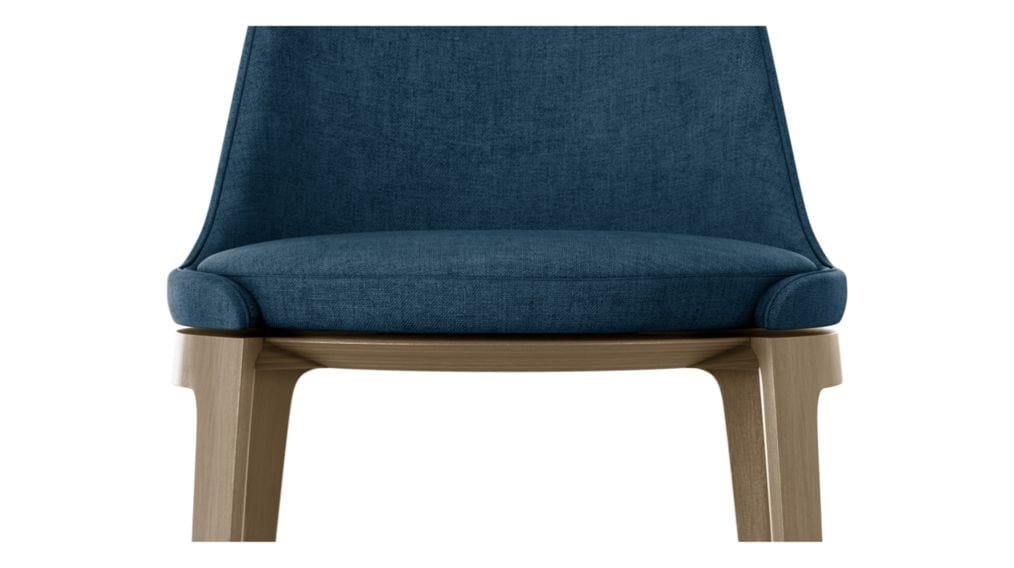 Тканевый мягкий поворотный стул ROCHE BOBOIS TOURNICOTI ARCH-00132810 - Вид №2