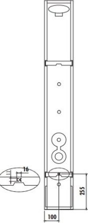 PB3023 Душевая панель Creavit  - Вид №1