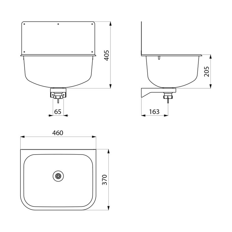182400 Настенная мойка DELABIE  - Вид №1