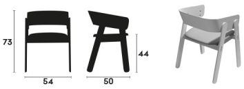 Capdell Стул из бука с подлокотниками и встроенной подушкой Polo sun-id-1460165 - Вид №7