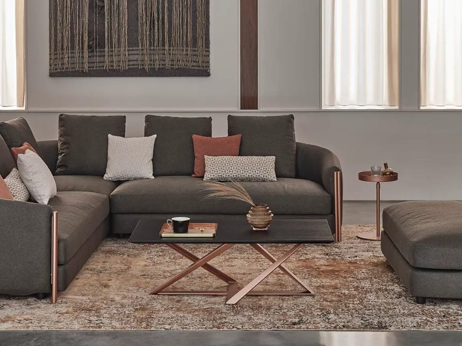 Журнальный столик из стали и хрусталя Bontempi Casa Millennium ARCH-00109219 - Вид №2