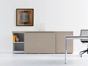 werner works Лакированный офисный шкаф с раздвижными дверцами Basic cap