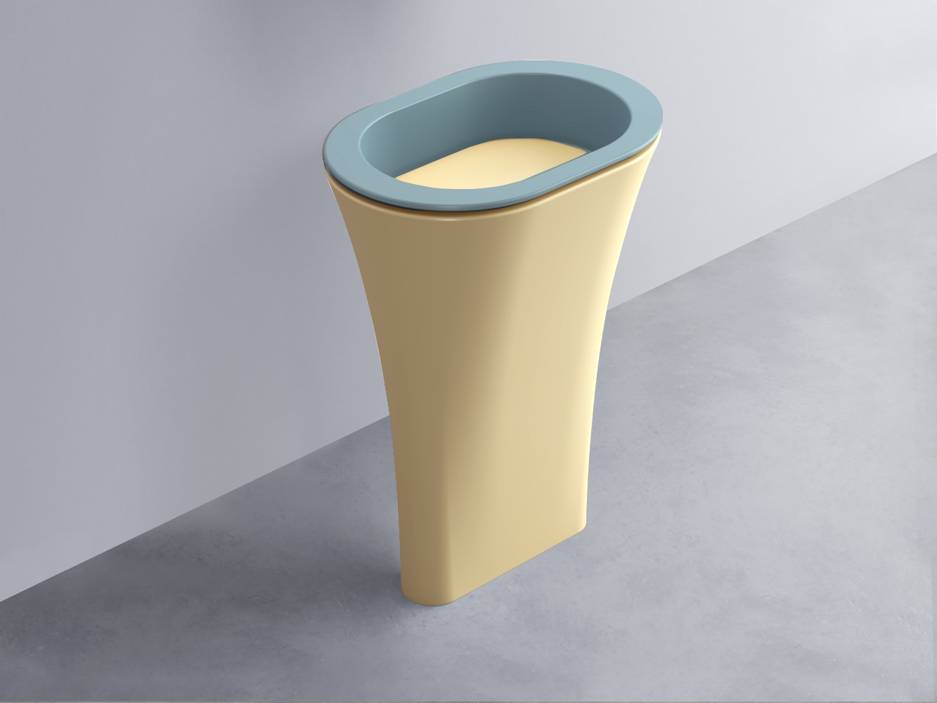 AMLA65-PL+AMPILO-CN+AMCOLO-CN Раковина Amedeo Ovale отдельностоящая cielo Enjoy + Amedeo Ceramica Cielo