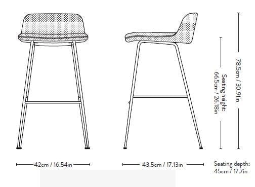 Тканевый мягкий стул In Stock &amp ARCH-00039727 - Вид №2