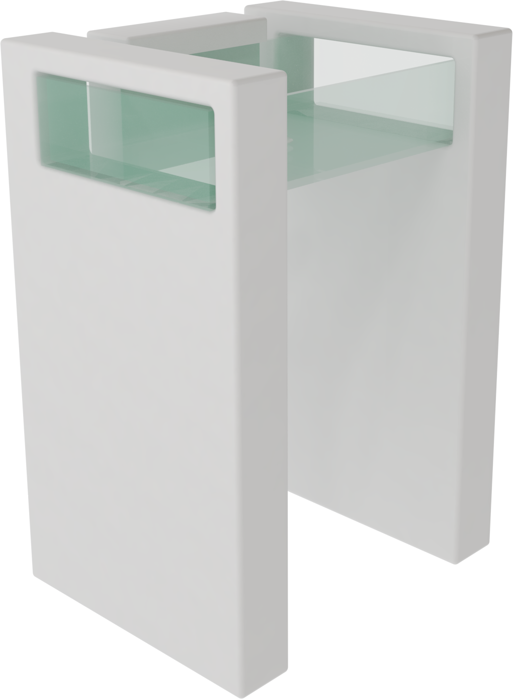 GLLACOL60BW0 Напольная раковина стоящая GSG CERAMIC GLASS