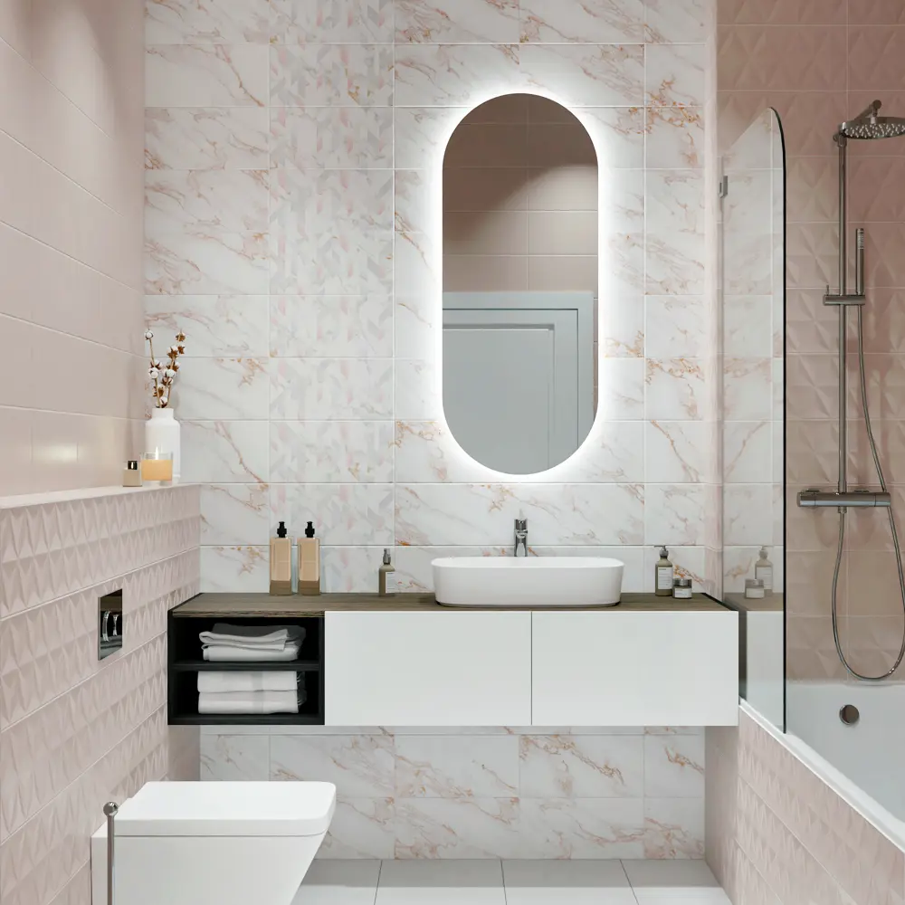 Плитка настенная KREAFORTA Mersey Flame 20x40 см 1.2 м² матовый цвет разноцветный 89405697 STLM-2104088 - Вид №5