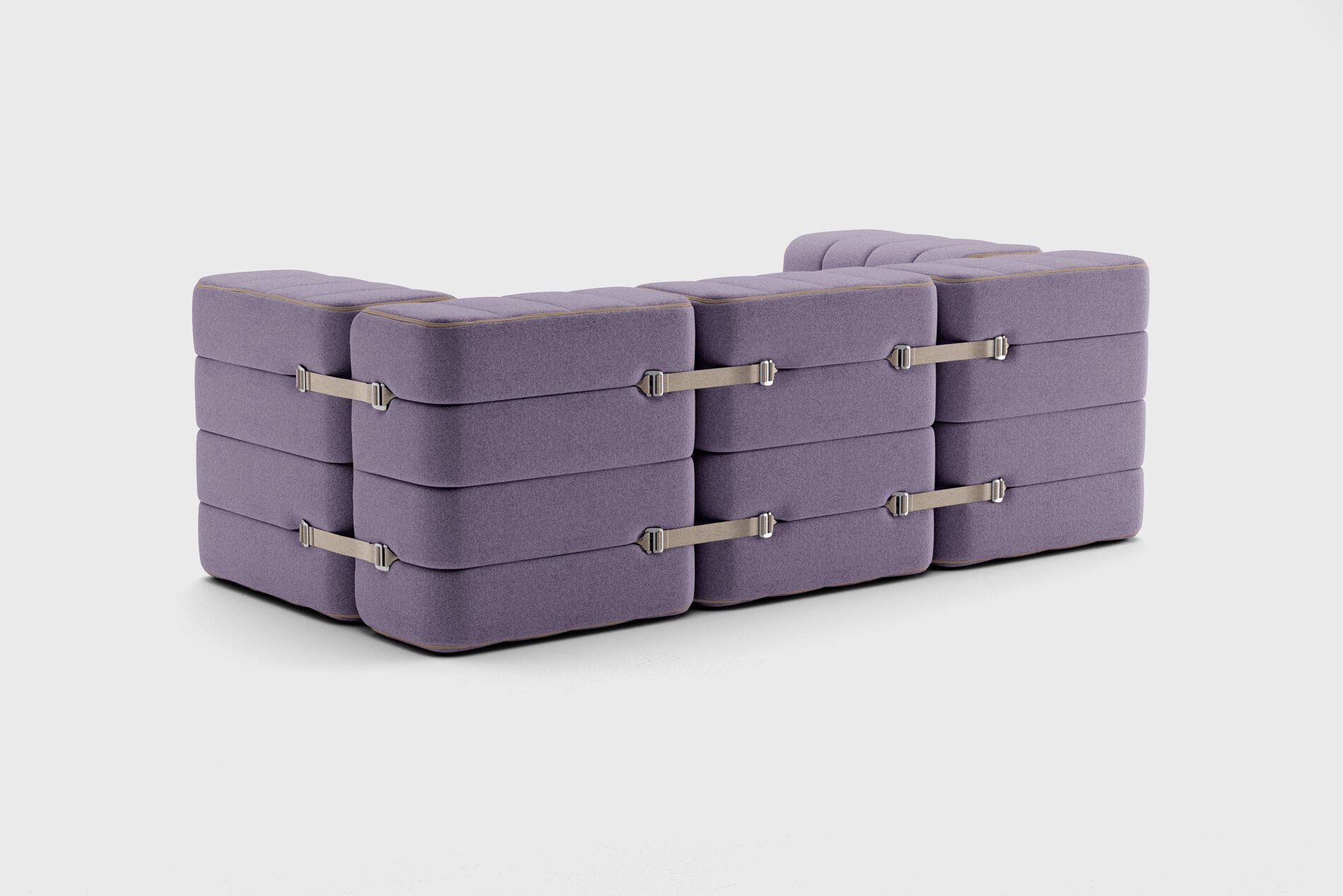 2-местный модульный тканевый диван AMBIVALENZ Curt ARCH-00014104 - Вид №14