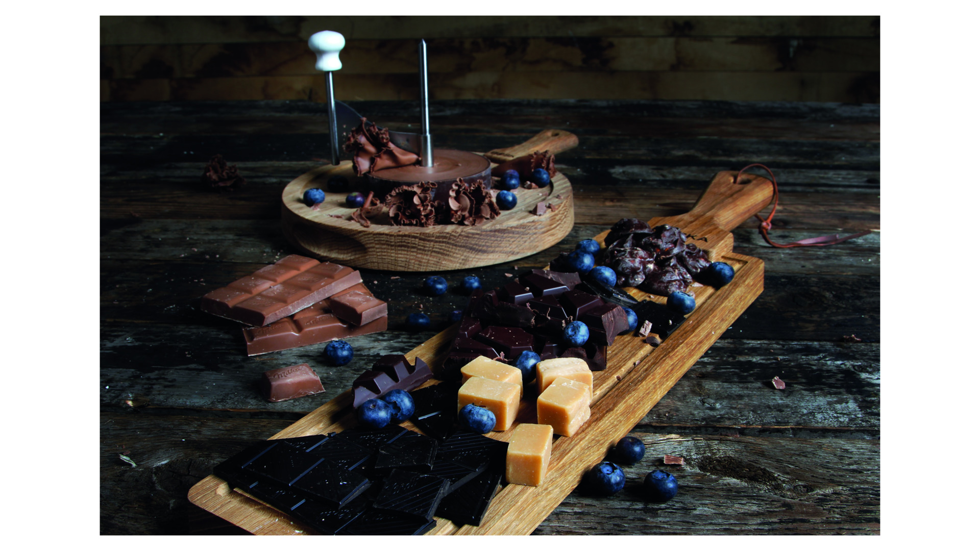 10599386 Boska Доска сервировочная для сыра и закусок Boska "Друзья" с ручкой 53х12х2,4см, дуб Дерево  - Вид №6