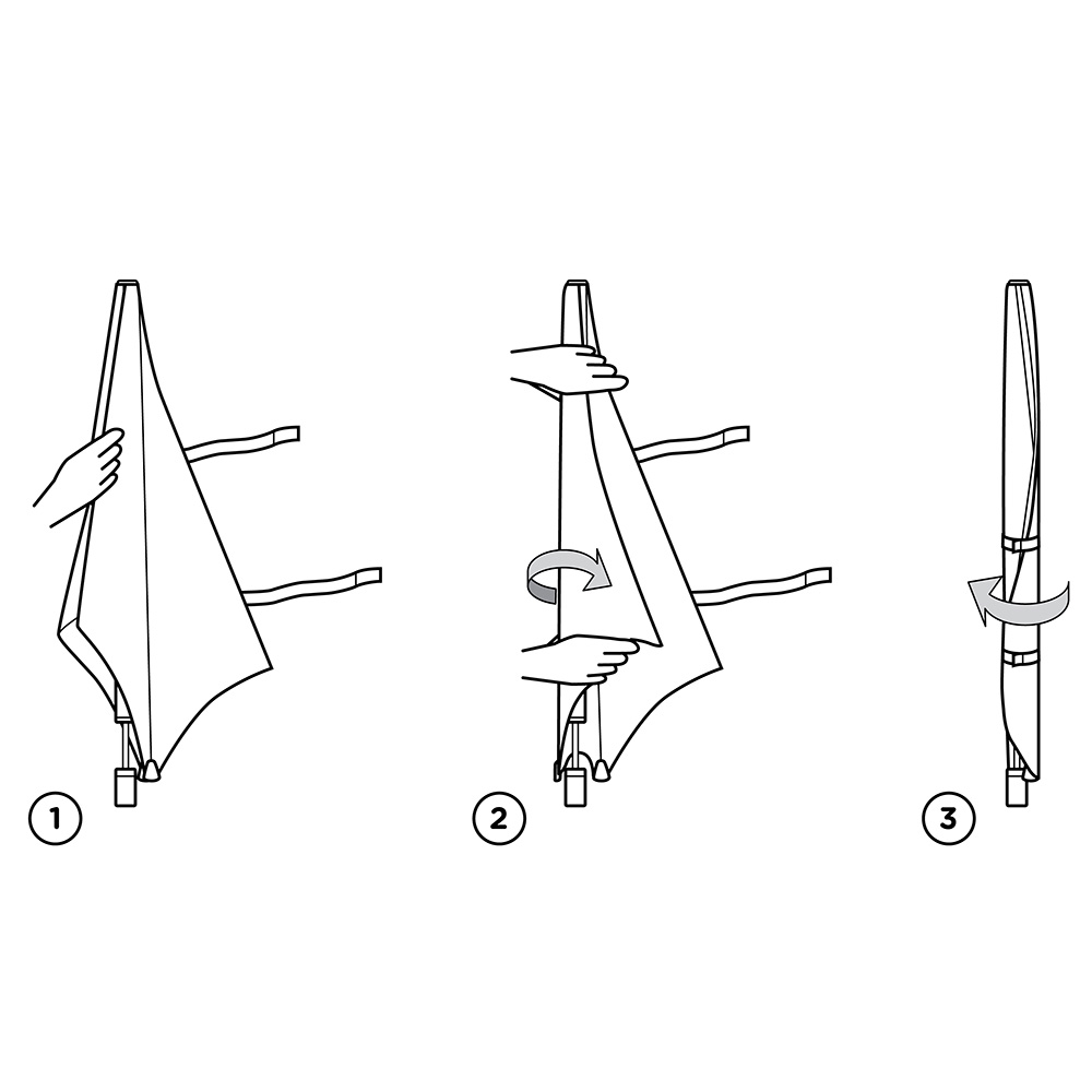 2011046 Зонт-трость ° original pure black SENZ  - Вид №10