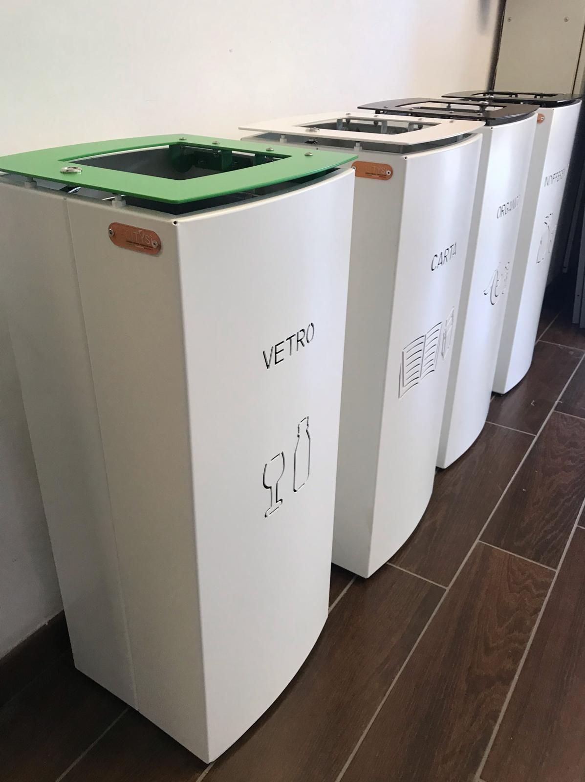 Стальные стойки для мусора на открытом воздухе CITYSì WINDOWS ONE ARCH-00088659 - Вид №11