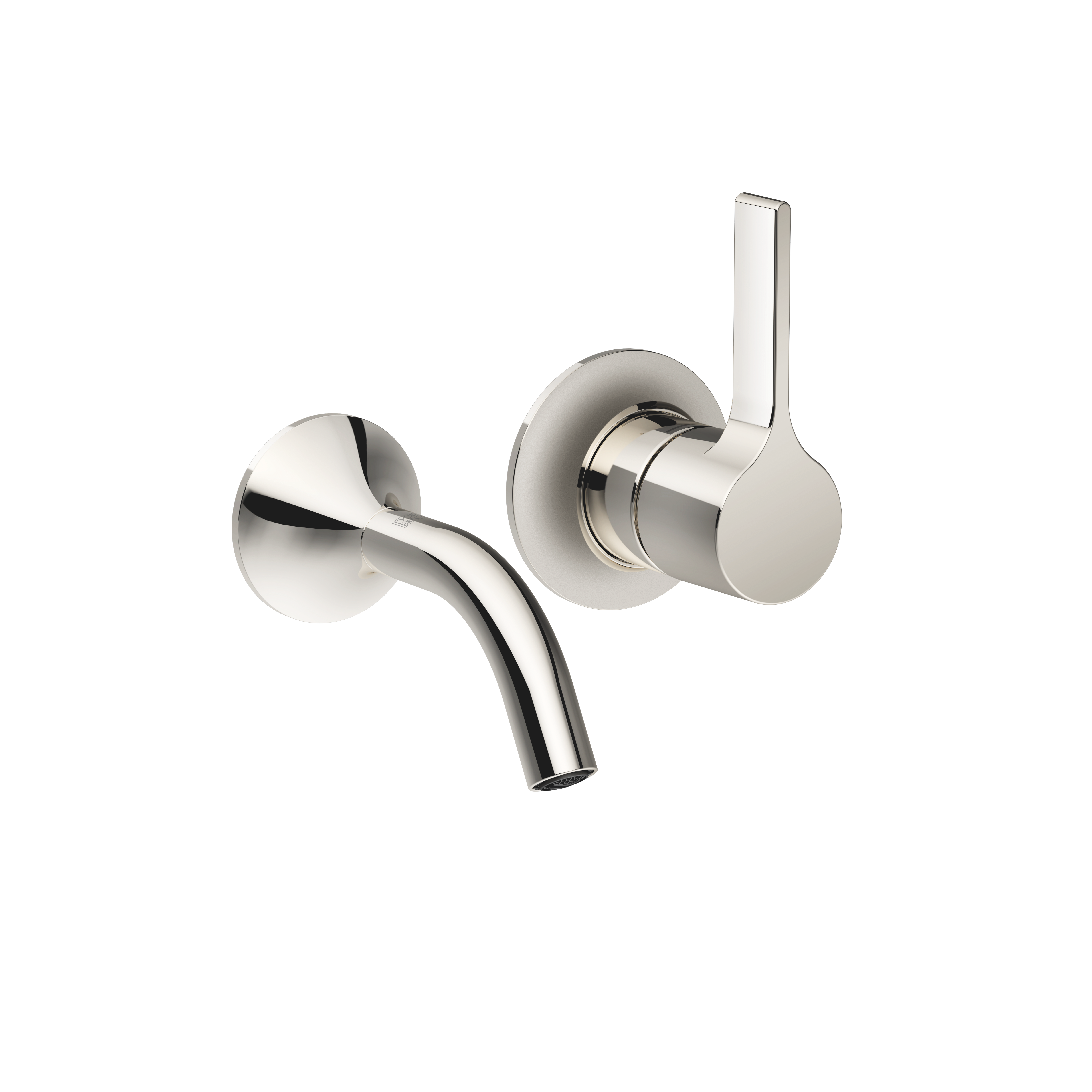 VAIA Смеситель для раковины, однорычажный, настенный, без донного клапана - Platinum 36867809-08 DornBracht