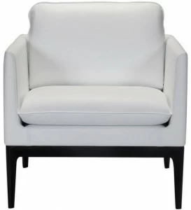 Duvivier Canapés Кресло со съемным кожаным чехлом с подлокотниками Allure Alluxe10