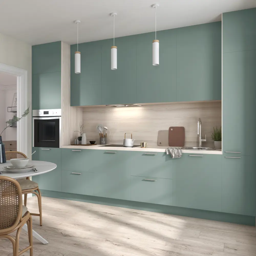 Фасад кухонный DELINIA ID София грин 14.7×76.5 см - матовый зеленый 85183220 STLM-0059590 - Вид №10