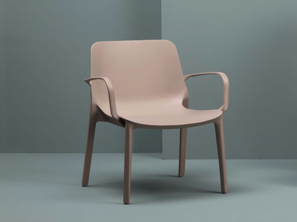 Садовое кресло из инженерного пластика с подлокотниками S-CAB Женева ARCH-00078402 - Вид №1