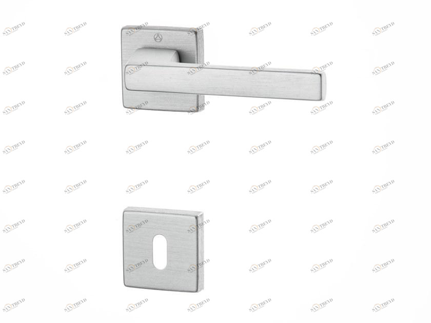 GHIDINI Алюминиевая ручка на розетке с накладкой  77696211333 