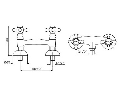 1207512V0br Смеситель Gattoni Vivaldi Santreyd - Вид №1