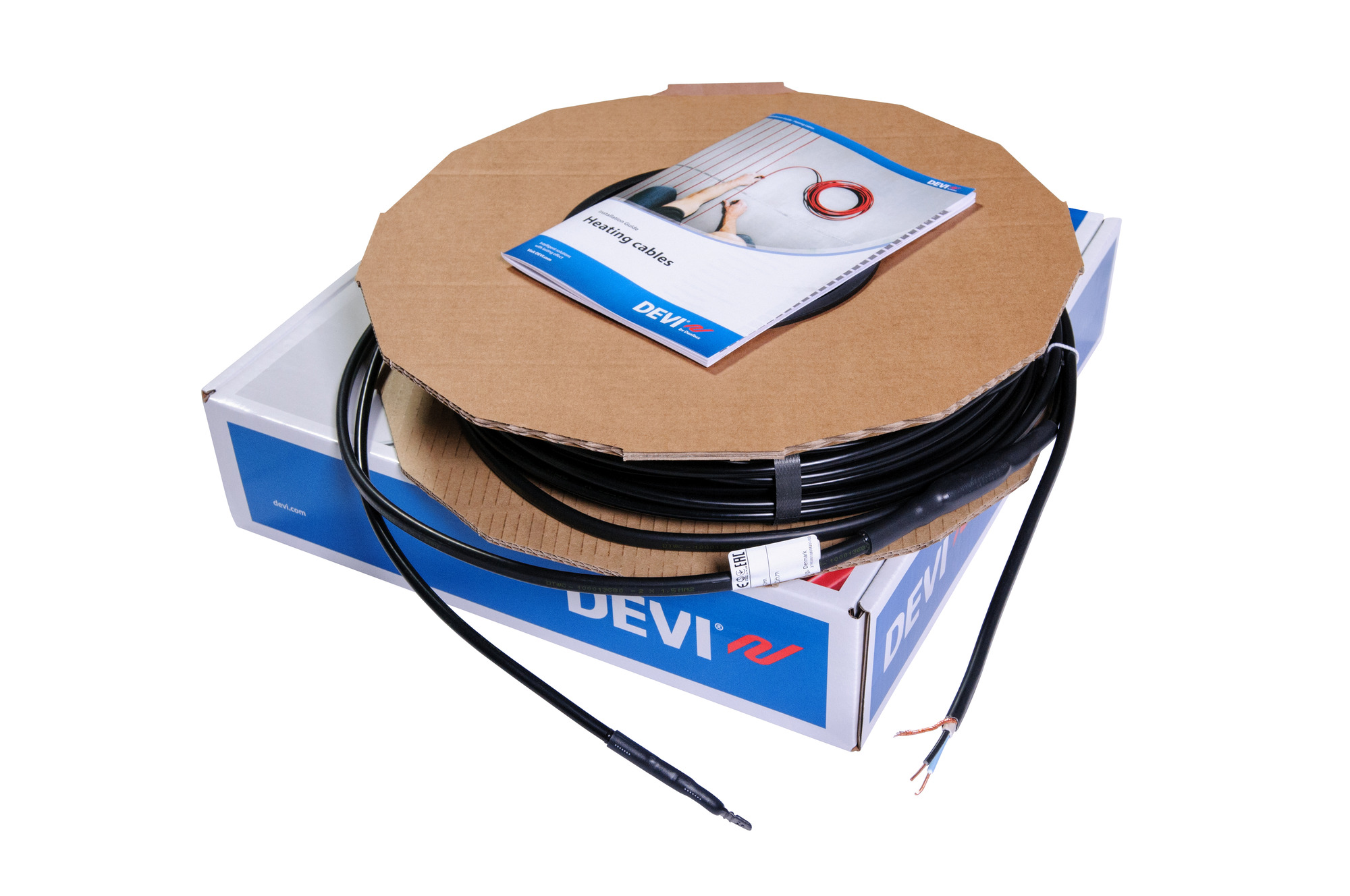 Danfoss DEVIsafe™ 20T — двухжильный нагревательный кабель для системы антиобледенения и "теплый пол" DEVIsafe 20T кабель 335Вт 230В 17м 140F1275  - Вид №14