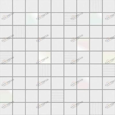 Blak&White-Mosaico Cubic White 31.6х31.6 Ibero sun-id-309848