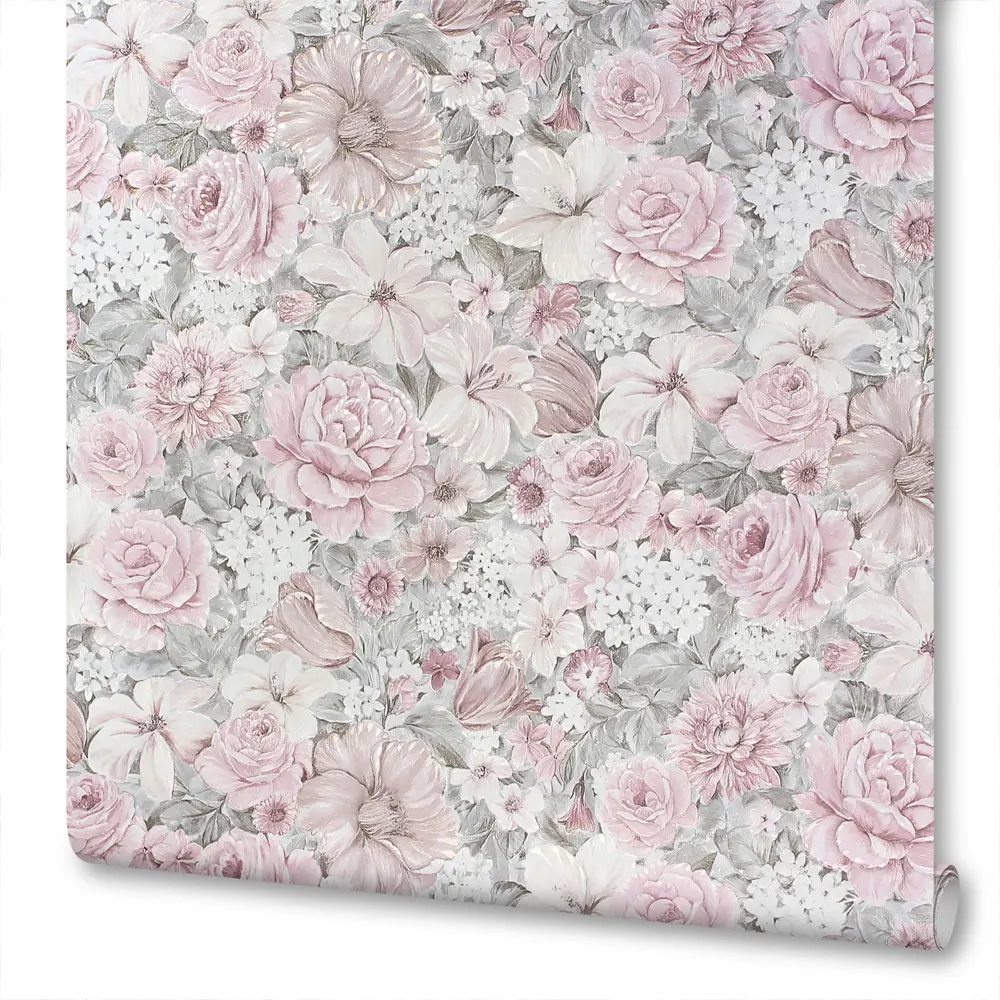 Обои флизелиновые Euro Decor Bagatelle розовые 1.06 м 1110-02 81961313 STLM-2064129