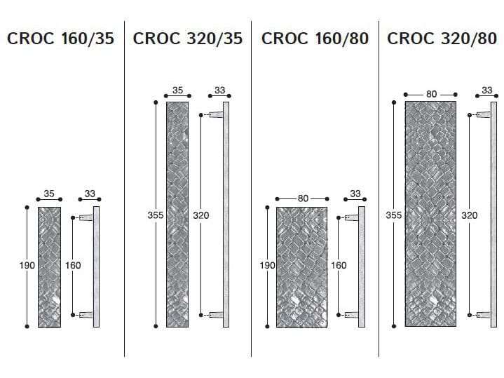 Бронзовая мебельная ручка GIARA ART DESIGN-BRONZE CROC ARCH-00046493 - Вид №2