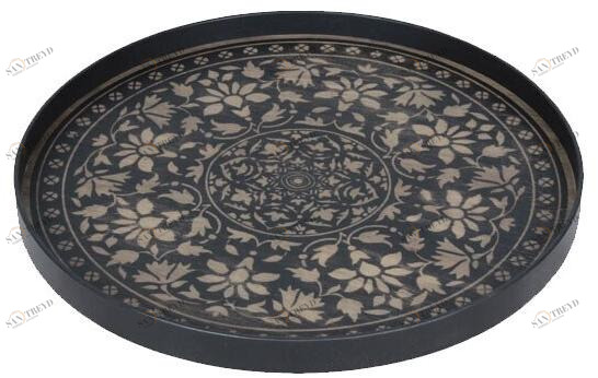 Ethnicraft Круглый деревянный поднос Classic 20436