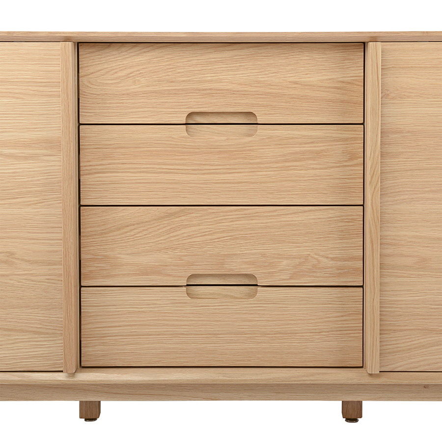 24730200 Комод , rho, 3 секции, 160х45х80,1 см Unique Furniture  - Вид №1