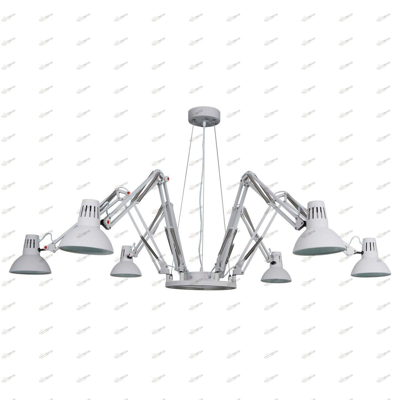 Подвесная люстра Arte Lamp Ragno A2043SP-6WH ARTE LAMP ДИЗАЙНЕРСКИЕ, RAGNO WHITE 108443 Белый 