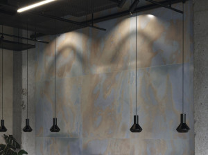 Пол / керамогранит с мраморным эффектом