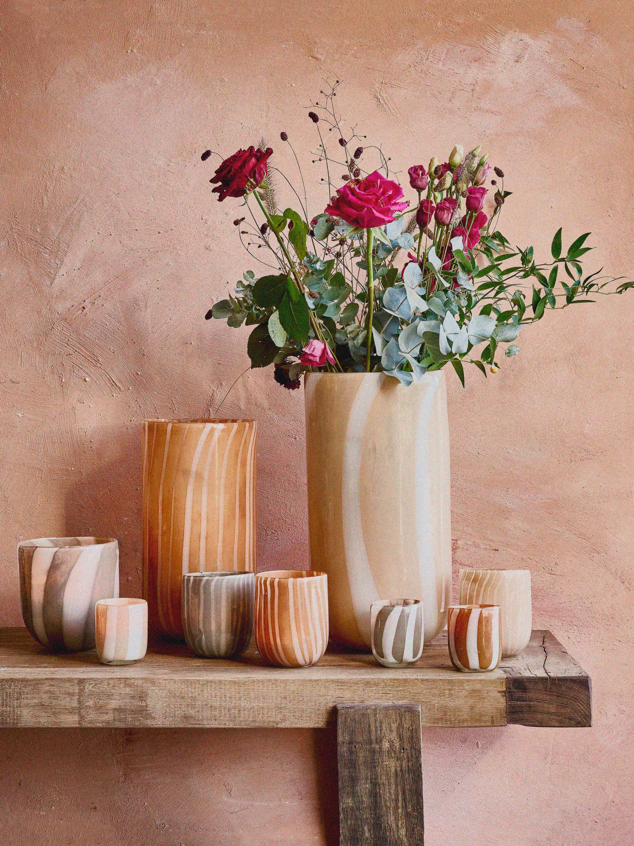 Круглая ваза из дутого стекла POMAX Канны ARCH-00042035 - Вид №5