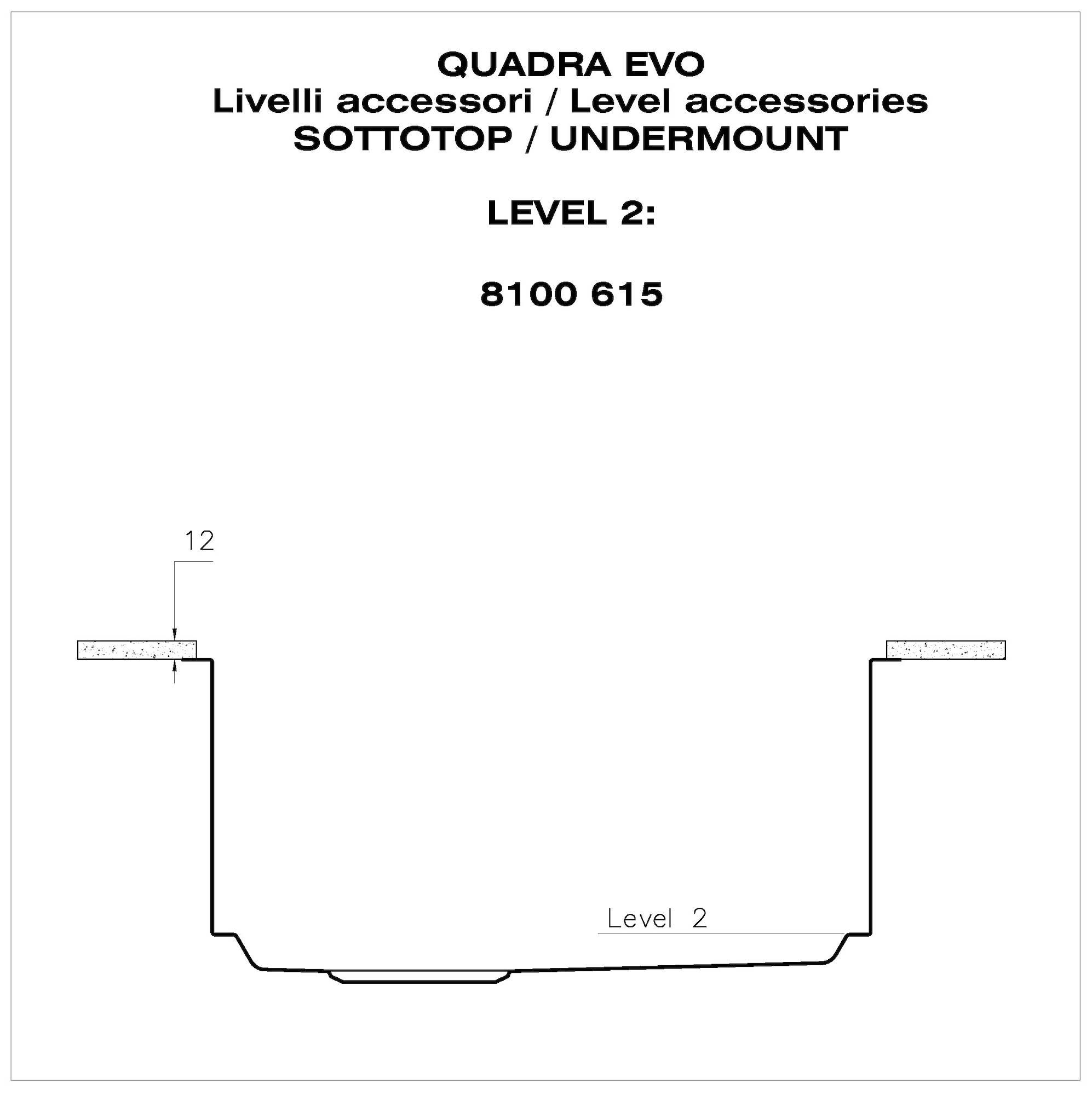 Раковина из нержавеющей стали Foster Quadra Evo ARCH-00122038 - Вид №11