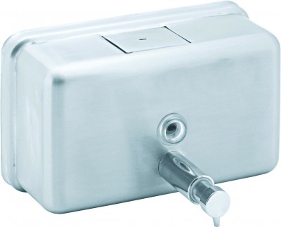 140107001 Дозатор жидкого мыла из нержавеющей стали, горизонтальный Eca 