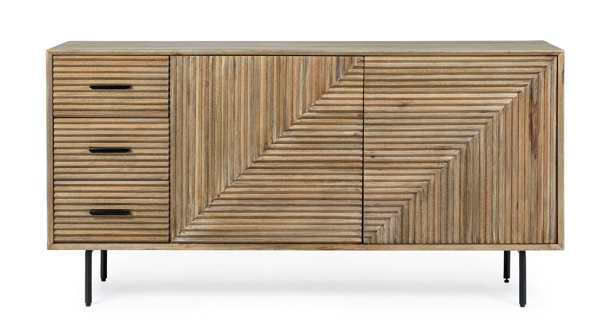 Манго шкаф с распашными дверцами и ящиками BIZZOTTO Darsey ARCH-00147653 - Вид №2