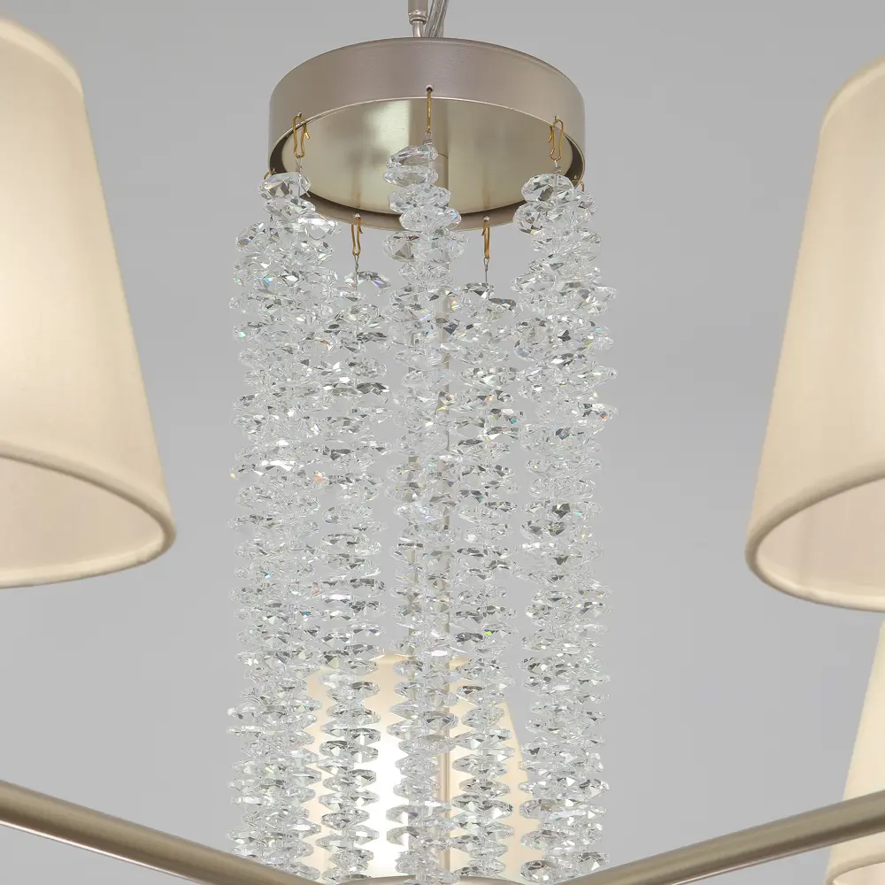 Люстра подвесная Charuel 60148 7 ламп 13 м² цвет золотой Eurosvet STLM-2112723 - Вид №3