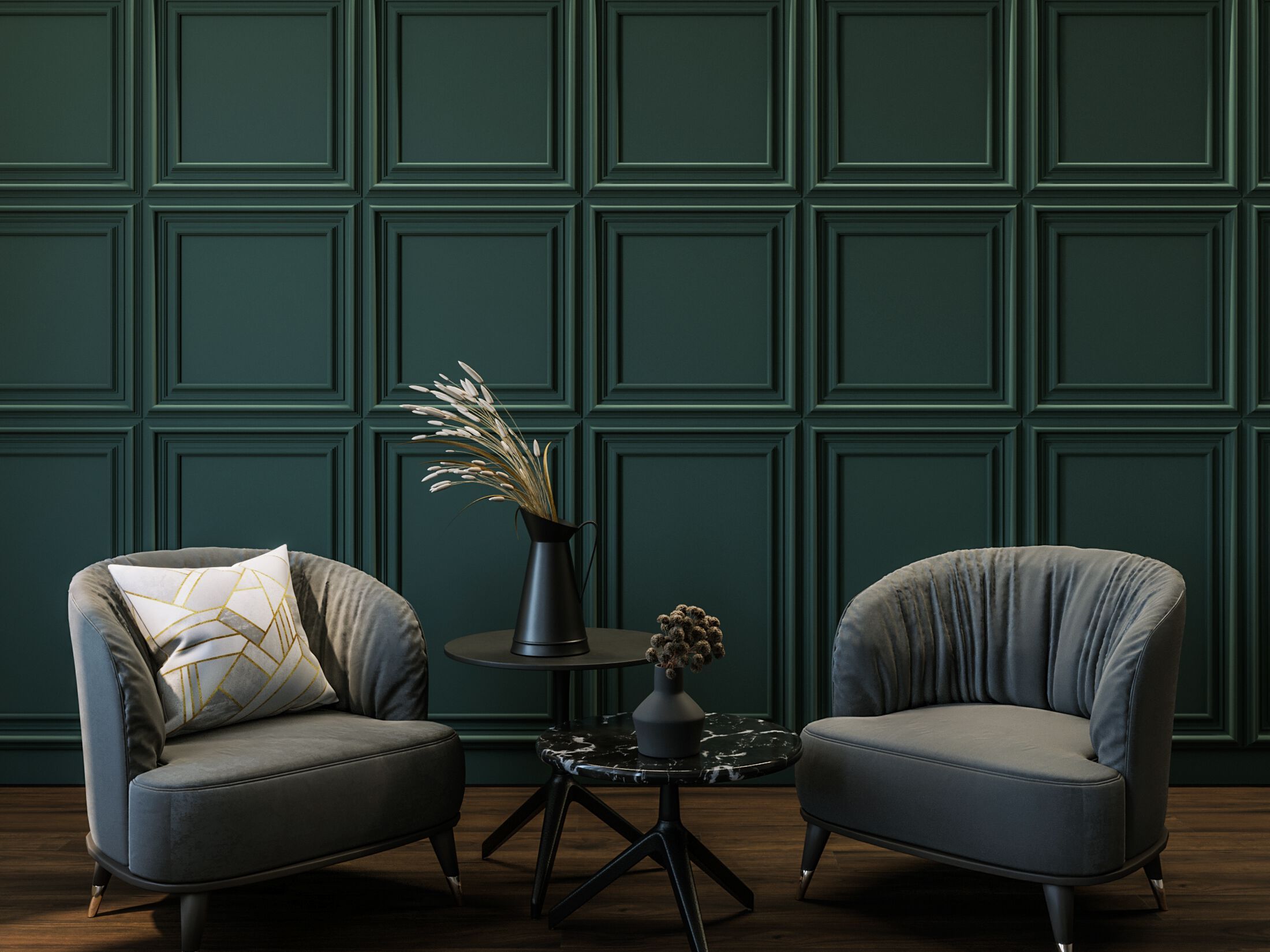 Трехмерное гипсовое покрытие WallDeco F-01 ARCH-00102341 - Вид №1