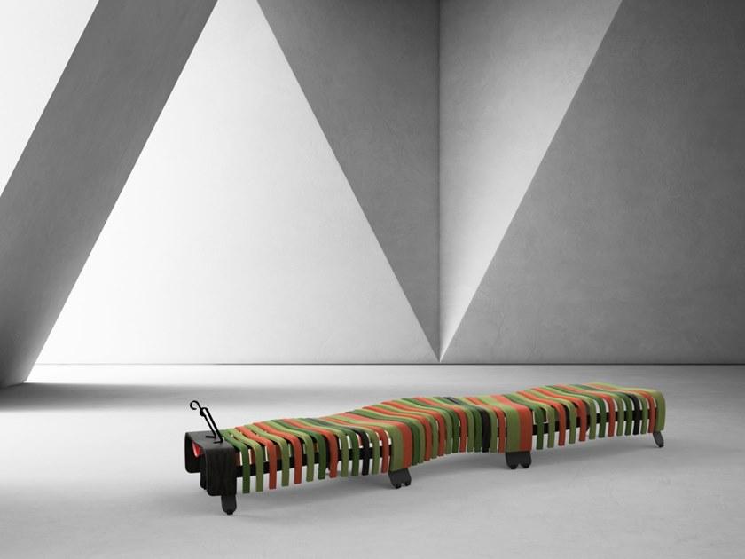 Green Furniture Concept Модульная скамья из стали и дерева без спинки Nova c sun-id-1383348 - Вид №3