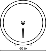 GH823 Бумагодержатель из нержавеющей стали для рулона 40 м. bagno&associati GRAND HOTEL Bagno & Associati - Вид №1