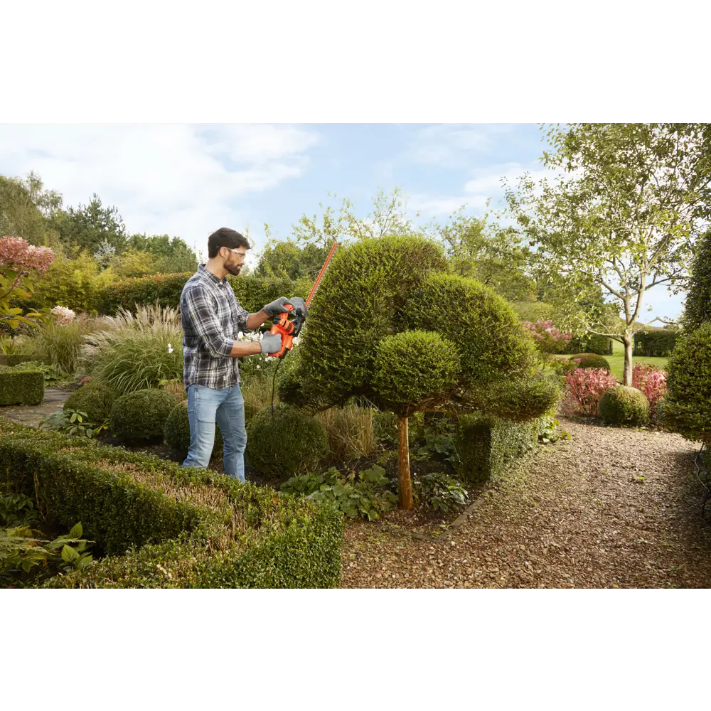 Кусторез электрический Black&Decker BEHT201 420 Вт BLACK + DECKER STLM-2134695 - Вид №4